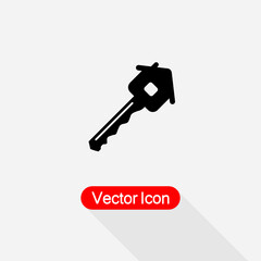 Key Icon, Key House Icon Vector Illustration Eps10