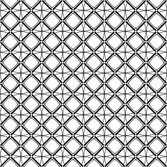Seamless black and white pattern. Made in vector. Geometric pattern.