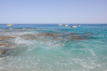 Beautiful seascape in Playa de los Muertos, beach in Cabo de Gata Natural Park, Almeria, Spain