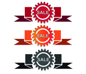 Tags vector line icon, shopping concept.
