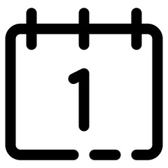 Date and time line style icons. suitable for your project