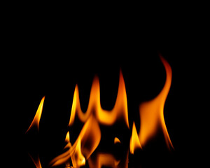 Fire flames