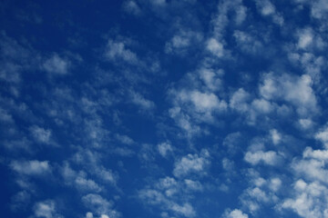 Beautiful Clouds and blue sky texture background