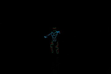 robot dance show