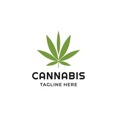 Cannabis logo  leaf cannabis design inspiration