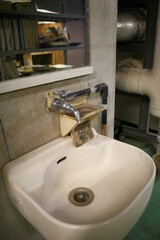 工場の手洗い場