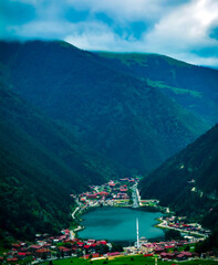 lake of Uzungol in Trabzon Turkey 