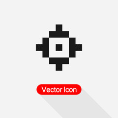 Obraz premium Snowflake Icon Vector Illustration Eps10