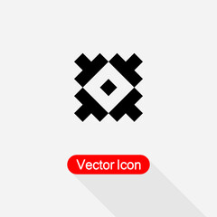 Snowflake Icon Vector Illustration Eps10