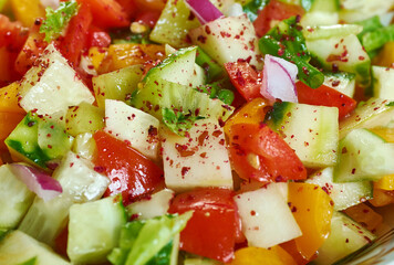Israel  Pepper Tomato Salad