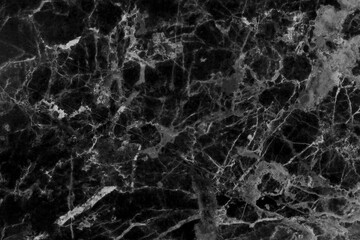 Obraz na płótnie Canvas Black marble texture background with high resolution in seamless pattern for design art work and interior or exterior.