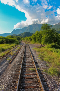 railway in the mountains
