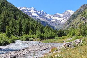 Views of the majestic mountains in the Cogne valley.  © Jake