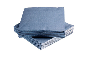 Tovaglioli shade blu oltermare fotografati sfondo bianco