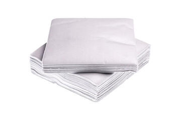 Tovaglioli shade argento fotografati sfondo bianco