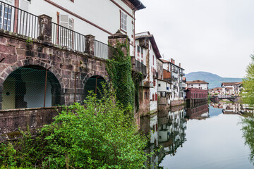 Fototapeta na wymiar Elizondo city in Navarra
