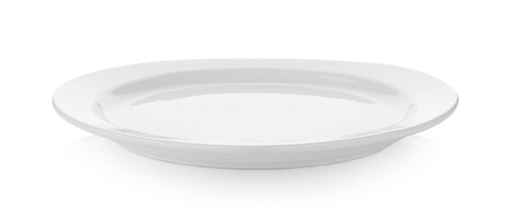 plate on white background