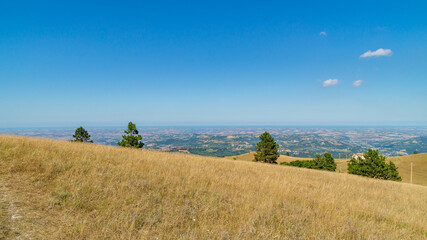 Vista da monte Murano nelle Marche