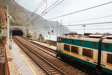 Corniglia Train Station in Italy