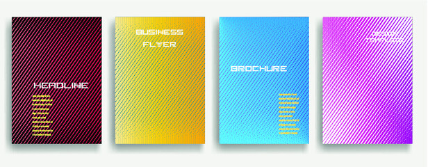 Fototapeta premium Abstract Geometric Stripe Pattern. Linear backdrop . Colorful background . Poster, brochure geometric design . Vector.