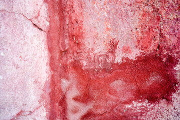 Closeup view of old textured wall surface background.