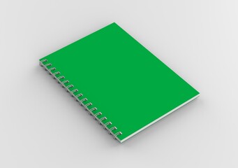 spiral notebook mockup