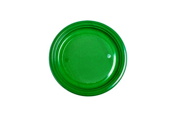 Monouso in plastica colorato - Piatto piano verde