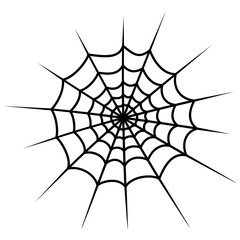 Fototapeta premium Vector cobweb isolated on whithe background. Spiderweb for Halloween