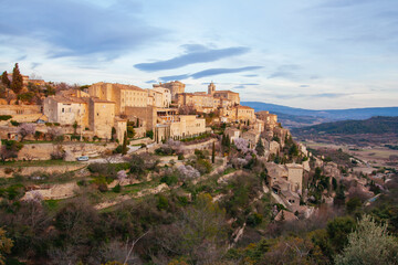 View over Gordes Provence France