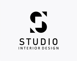 Obraz premium S Letter Logo Template