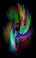 abstract colorful background with swirls