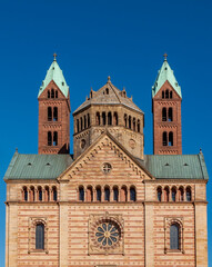 Fototapeta na wymiar Der Dom Speyer, Rhienland-Pfalz, Deutschland