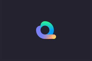 Technology Letter Q Logo Abstract Whimsical Monogram
