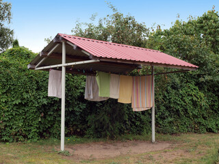 Metal laundry canopy 2