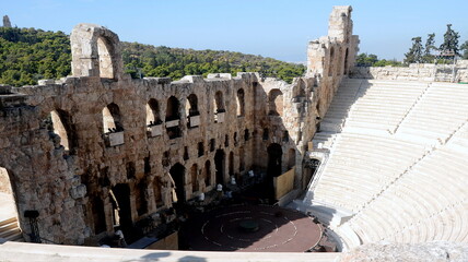Herod Atticus,  Antiguo teatro entrada a la Acrópolis Atenas, Grecia