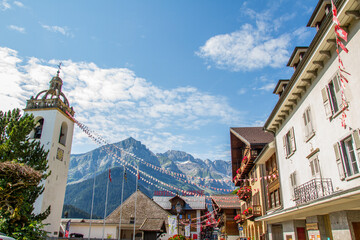 Champery, Valais Canton, swiss alps, Switzerland (summer)
