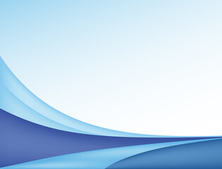 Background with dominant blue field view