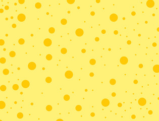 Pattern with a model like the surface of a cheese