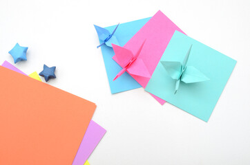 idea of learning origami objects on decoration