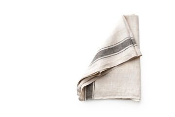 Cotton towel isolated on white background