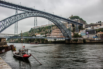 Luis I bridge in Porto