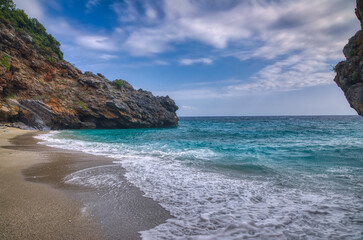 Mylopotamos beach at Tsagarada of Pelion in Greece