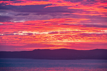 Sunset above Aran Island - Arranmore - County Donegal, Ireland.