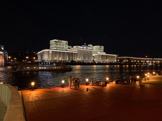 night view of st petersburg