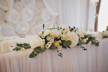 wedding bouquet on a table