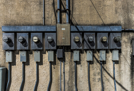 Grungy Power Meters in a Row