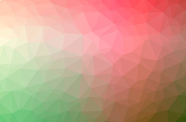 Illustration of abstract Orange horizontal low poly background. Beautiful polygon design pattern.