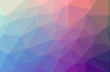 Illustration of abstract Purple horizontal low poly background. Beautiful polygon design pattern.