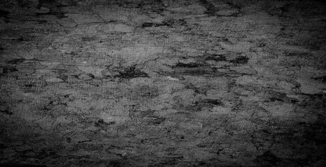 Fototapeta premium Old wooden board background The old plank has a black-gray wood pattern that has been exposed to the sun for many years and is suitable for design.