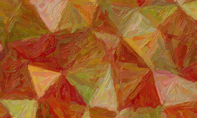Brown large color variation impasto background, digitally created.